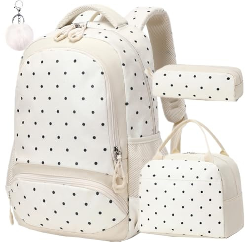 Jumpopack skolryggsäck flicka skolväska set glitter ryggsäck skola barn skolväskor set barnryggsäck med bröstbälte, L, Klassisk