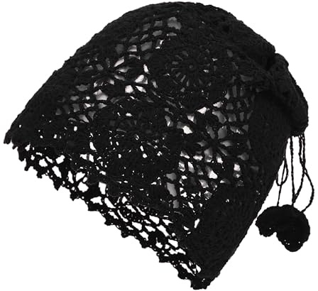 sy soul young Damen Häkeln Slouchy Beanies Floral Handgemachte HäKelmüTze