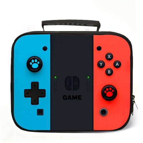 NTGFU Lunch Bag Kids, Game Lunch Bag, Reusable Insulated Cooler Lunch Box Boys Girls Toddlers Teens, Waterproof Packed Lunch Box for School Office Picnic Travel Beach