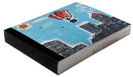 Oxtxuzdm Boîte de rangement pour bagues de livre de dessin animé - Cadeau de fiançailles - Accessoire d'organisation pour événement spécial anniversaire
