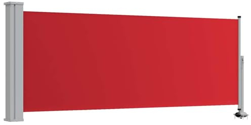 Gecheer Tenda da sole laterale retrattile, privacy istantanea 100x300 cm in poliestere resistente ai raggi UV, per patio balcone e terrazza