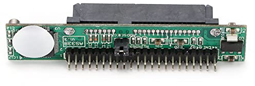NBVGHPSRW 44-stifts SATA till IDE-adapter, seriell ATA till PATA-adapter för 2,5-tums hårddisk, SATA till IDE-hotswap-omvandlare utan extern ström krävs,