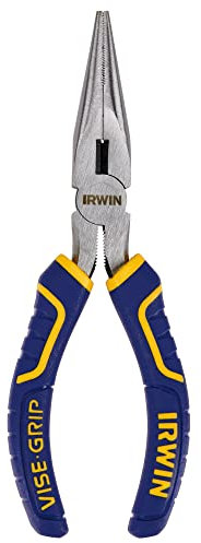 IRWIN Vise-Grip Pliers, Long Nose Pliers, 6 Inch, for Heavy Duty Cutting and Bending (2078216)
