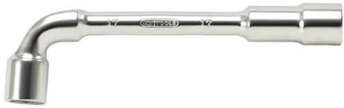 KS Tools - 517.0414 - Clé à pipe débouchée - 14 mm - 6 pans - Finition chromée - Chrome vanadium