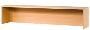 Thekenaufsatz für Schreibtisch 1600x800mm Buche