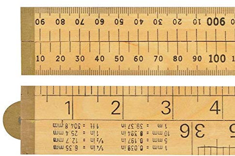R.S.T. RSR073P Sybren Wood Folding Rule 1m / 39in RST073P