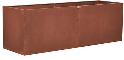 prima terra Hochbeet-Bausatz Edelrost Unique Maße 236x73cm Höhe 78cm