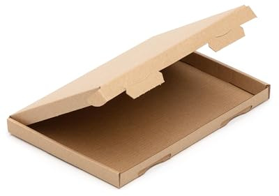 KK Verpackungen Großbriefkartons 220 x 155 x 15 mm Braun DIN A5 (Außenmaß 239 x 160 x 20 mm) | 100 Stück, Versandkartons Faltschachteln Großbrief Post-Kartons für Warensendungen Büchersendungen (GB03)