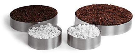 KTC Tec Beetumrandung Pflanzenring Beeteinfassung Edelstahl V2A schraubbar Durchmesser 700mm