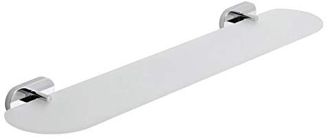 Badablage 60 cm in Glas und Metall mit Wandmontage Mod. Louise