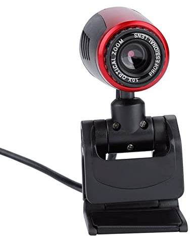 Exblue Cámara Web HD, USB 2.0 para PC con micrófono, cámara Web HD de 16 MP con micrófono Integrado para computadora, PC, portátil, videollamadas, conferencias, grabación