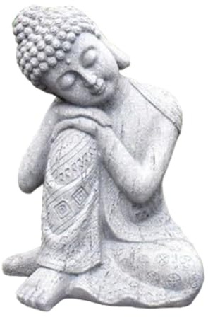 LOVIVER Schlafen Buddha Statue Buddhismus Figur Skulptur Fengshui Decor Kunstwerk