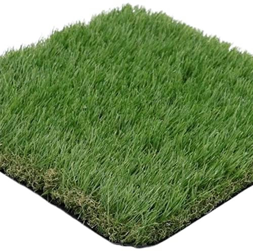 40mm Artificial Grass Natural and Realistic Looking Fake Lawn Astro Turf 1m, 1.5m, 2m, 3m, 4m & 5m Widths | 3m x 3m