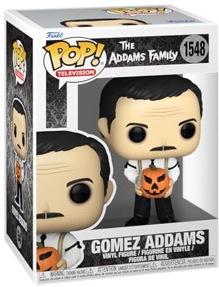Funko Pop! TV: AFC - Gomez Addams - Addams Family Classic TV - Collectable Vinyl Figure - Gift Idea - Official Merchandise - Toys for Kids & Adults - TV Fans - Model Figure for Collectors and Display