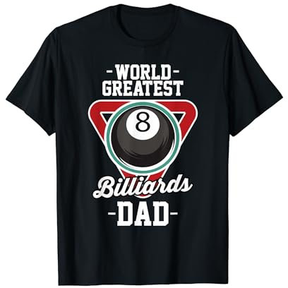 Pool-Billardball, Snooker-Spieler, Geschenk für Väter, Männer T-Shirt