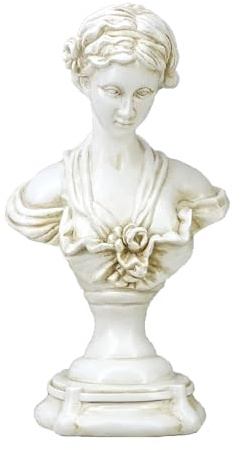 YHHRESINHOME 9-inch Venus/Aphrodite Statue - Greek Goddess Resin Bust Sculpture, Roman Art Decor for Living Room & Shelf Display