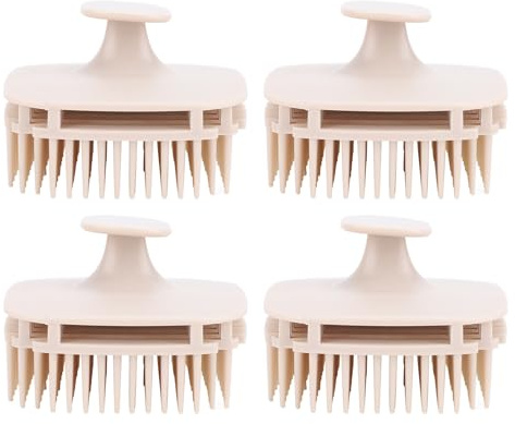 Massaggiatore per cuoio capelluto, spazzola per shampoo, rimozione della forfora, pulizia profonda per tutti i tipi di capelli (colore della pelle)