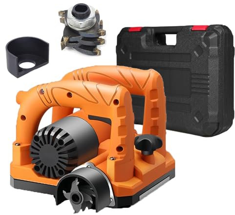 Fablestoryem Electric Wall Planing Machine, Electric Wall Scraper Planner 220V 5800W/6800W Concrete Shovel Machine Planer Scraper 125mm Width 1-4mm Depth,6800W