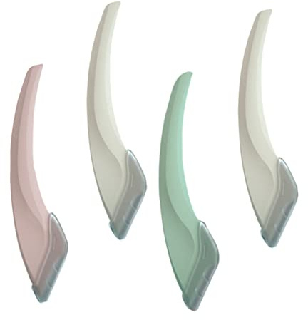 LRXIYODE Rifinitore per Sopracciglia 4 Pezzi in 2 Scatole Rasoio Portatile per Sopracciglia Facile Usare Strumento per Femminile in Viaggio