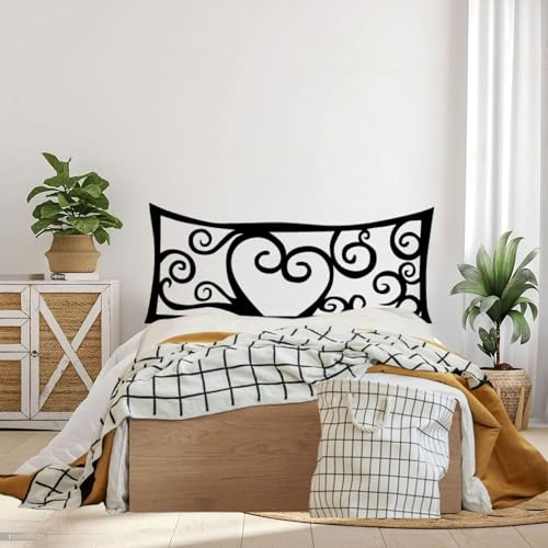 El Herrero Cabecero de Forja Corte Láser Alocado | Cabezal para Cama de Matrimonio e Individual | Producto Artesanal de España