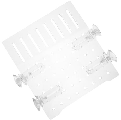 LIGHTAOTAO High Transparency Acrylic Fish Tank Divider with Micro Holes for Isolation Easy to Install Aquarium Partition Board with Suction Cups Clear Aquarium Separator for Peaceful Fish