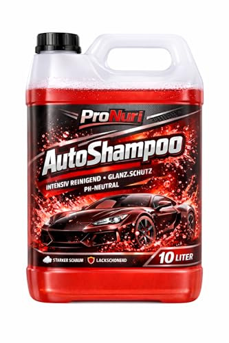 10 L ProNuri Nano Autoshampoo Carshampoo Konzentrat Glanzshampoo Autoglanz Abperleffekt