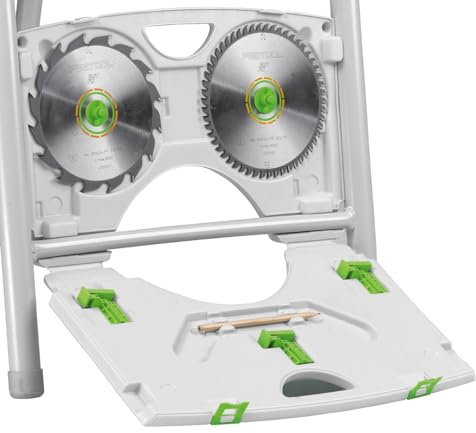 Festool Sägeblattgarage SGA – Sägeblatt-Aufbewahrung für CS 50 | Zubehör für Festool CS 50 – schützende Aufbewahrung und Transport von bis zu 4 Kreissägeblättern