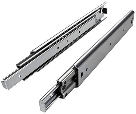 SOTECH 1 Paar Vollauszüge 108988 Höhe 53,4 mm, Länge 1100 mm | Schubladenschiene mit 90 Kg Tragkraft