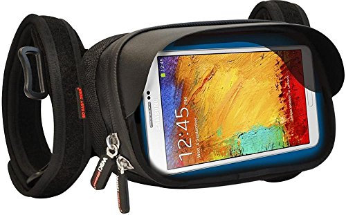 So Easy Rider Motorrad-Handyhalterung für Lenker, wasserdichte Schutzhülle, Touchable Screen Suncap für iPhone 7 Plus, iPhone 6 Plus und andere 6,3 Zoll Smartphones Phablet