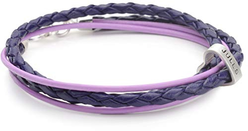 Lederarmband Wickelarmband Damen Frauen Silberherz Gravur 2-IN-1 HEART 925 Silber Armband Liebe Partnerschmuck personalisiert