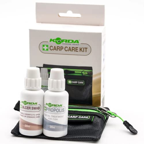 Korda Carp Care Kit, Karpfen Pflegeset zur Wundbehandlung, 2-teilig
