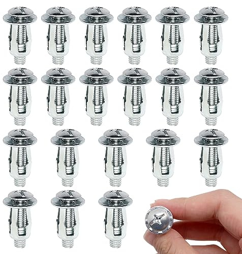BENLIUDH 20pcs Hollow Wall Anchors for Thin Walls Heavy Duty, M6 x 1