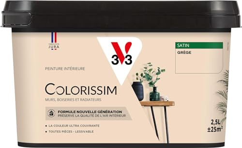 V33 Peinture multi-supports Colorissim® Grège satin 2,5L