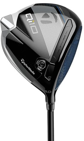 TaylorMade Golf Qi10 Driver 10,5 grader TR blå normal vänsterhänt