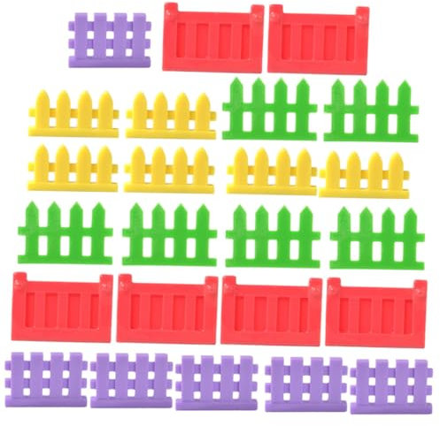 KONTONTY Clôture Décorative Pièces Clôtures Miniatures en Résine pour Décoration de Mini-Maison Faites-en Une Mini-clôture