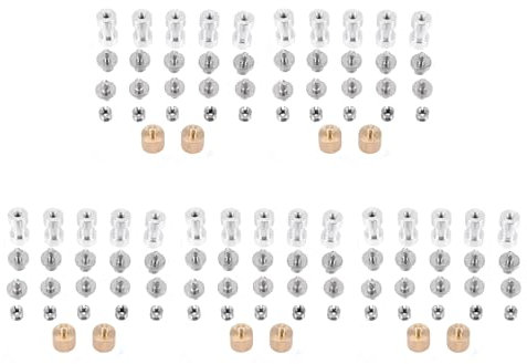 Oladfiop 110x Telecamera Adattatore A Vite 1/4 A 1/4 Vite da 1/4 A 3/8 Treppiede Convertitore Adattatore Vite Spigot Vite Set per Telecamera Treppiede Monopiede Ballhead Flash Luce