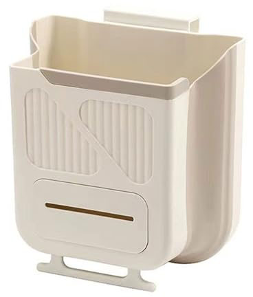 BUBEFSKD Contenedor de basura plegable Contenedor de basura plegable Armarios basura puede ahorrar espacio Usuario familiar