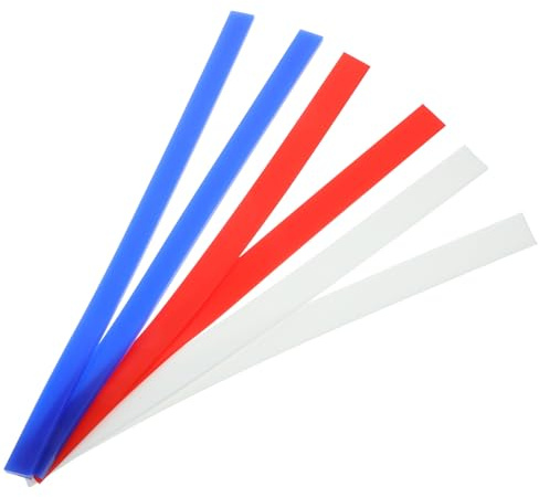 iplusmile Righelli Guida Per Mattarello in Silicone 38,1 Cm, Set Da 6 Pezzi Per Misurazione Spessore Impasto, Strumenti Per Cottura Pasta e Biscotti in Cucina