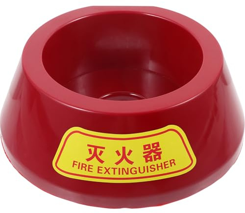 Genérico Base para Extintor de Polvo Químico Seco de 3-5 Kg Soporte de Plástico Estable para Suelo Diseño Resistente y Compacto para Almacenamiento Seguro de Extintores Interiores y