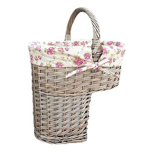 Red Hamper Antique Wash Treppe fertig Korb mit Garten Rose Futter
