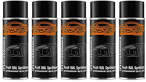 TRISTARcolor RAL 3028 Reinrot/Pure Red Spraydose 5 x 400 ml glänzend schnelltrocknend