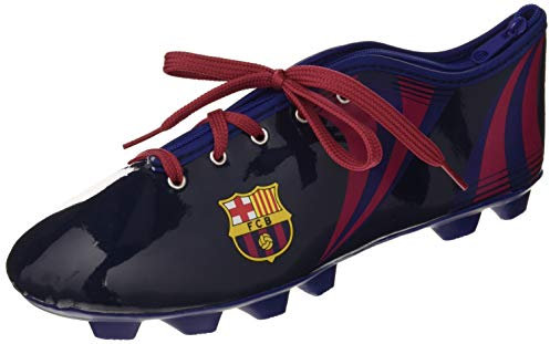 FC Barcelona - Estuche con Forma de Bota, Escolar, Portatodo con Cremallera, Juvenil, Infatil, Multicolor, Producto Oficial (CyP Brands)