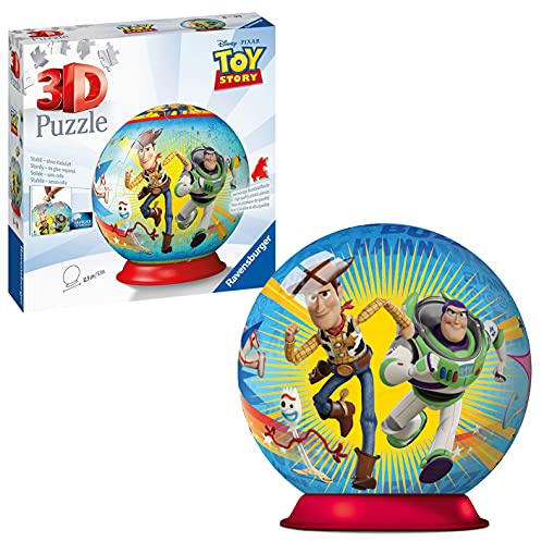 Ravensburger - 3D-Puzzle, rund, 72 Teile, Toy Story 4 Pixar, Kinder, 4005556118472