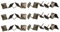 50 Pezzi Chiodi per Tappezzeria, Antica Bronzo Scatola Legno Divano Decorativo Chiodi Quadrati a Chiodo per Mobili Letto Decorazione(19x20mm)