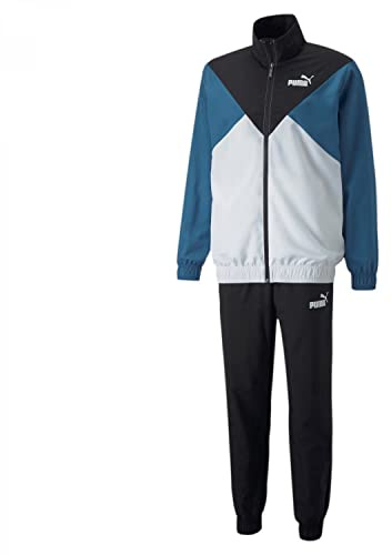 PUMA Herren Woven Suit Cl Trainingsanzug, seeblau, S