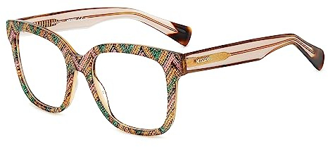 Glasögonbågar Missoni MIS 0127 Pattern Pink Green 51/18/140 Dam