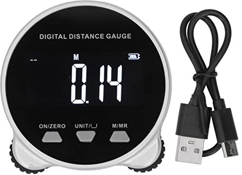 Metro a Nastro Digitale, Righello a Rulli con Display Digitale 199,999 M Righello Elettronico a Microprocessore a Semiconduttore Per La Misurazione