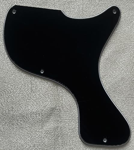 Plektrumschutz für Gibson Les Paul Junior 1958 DC Style Gitarre Pickguard (3-lagig, schwarz)