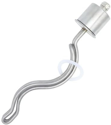 LVSELINGI 2 Tri Clamp OD64 Seamless Ripple Heater With Metal Cap 220V Electric Water Heating Element for Brewing 2.5KW/3.5KW/4.5KW/5.5KW Cheerfully(Heater,220v 2500w)