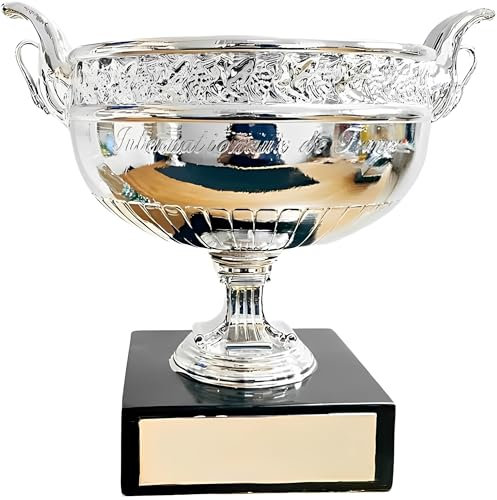 JHRFU Nachbildung Der Meisterschafts Trophäe Der French Open Der Herren Grand Slam Champions Trophies Tennis Fan Home Decoration Collectibles Thema Display Büro Clubhaus Ornamente